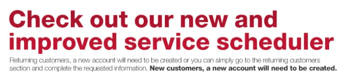 Service banner