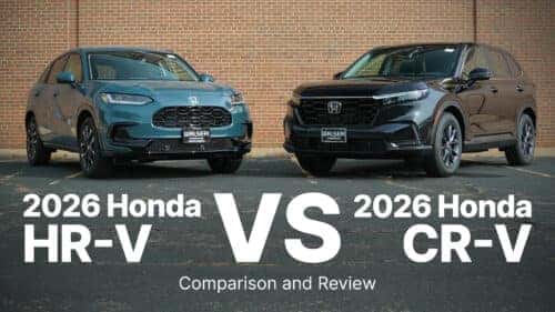 2026 Honda CR-V vs 2026 Honda HR-V Comparison