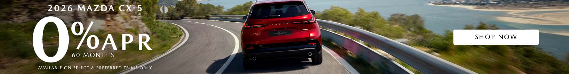0% APR on 2026 CX-5's