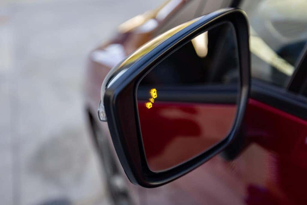 2024 Nissan Versa blind spot monitor