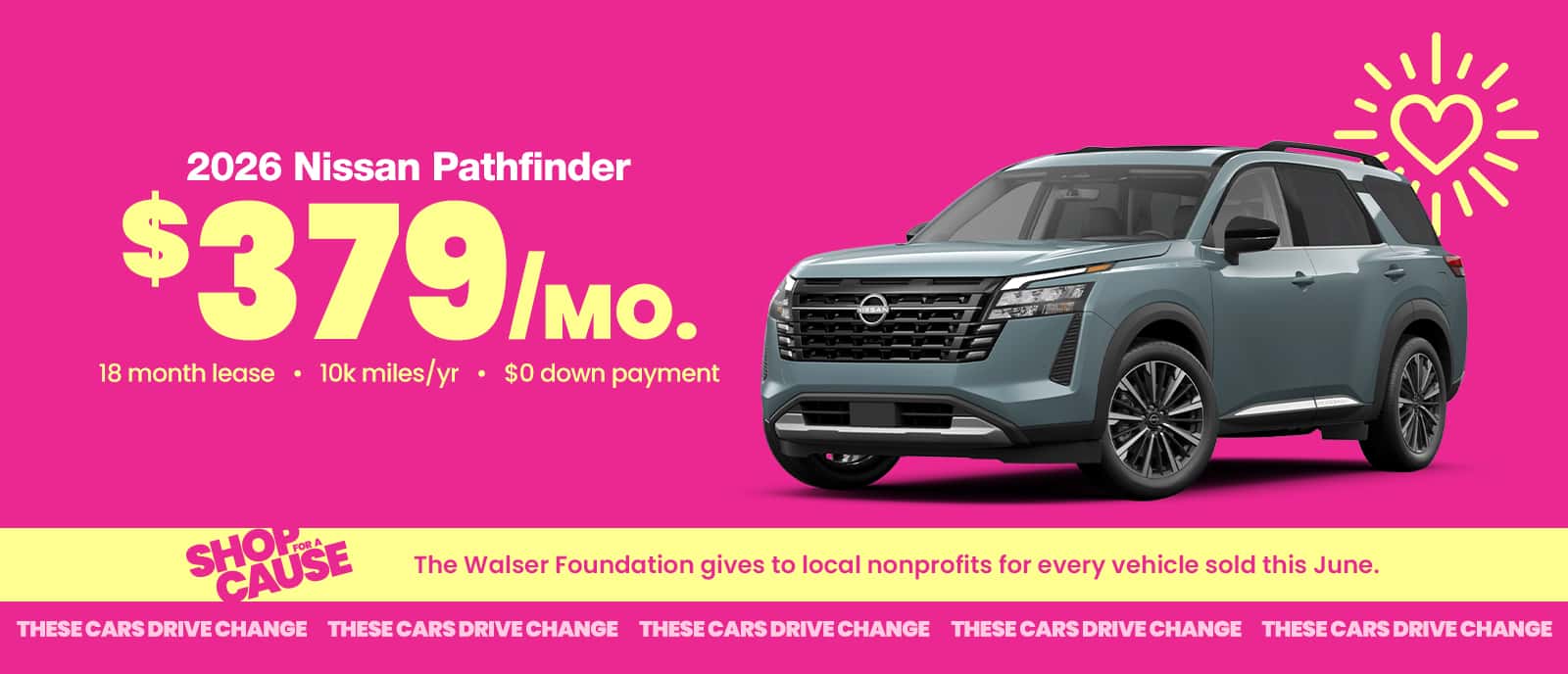 $379/mo Pathfinder Lease