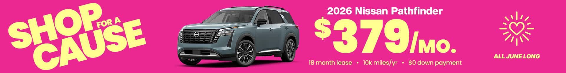 $379/mo Pathfinder Lease