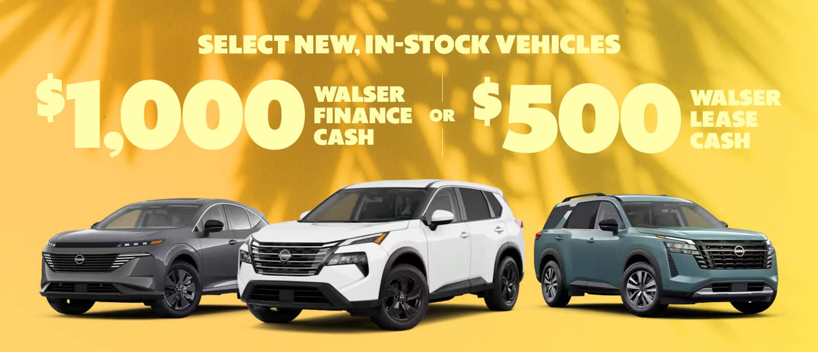 Finance & Lease Cash Offer