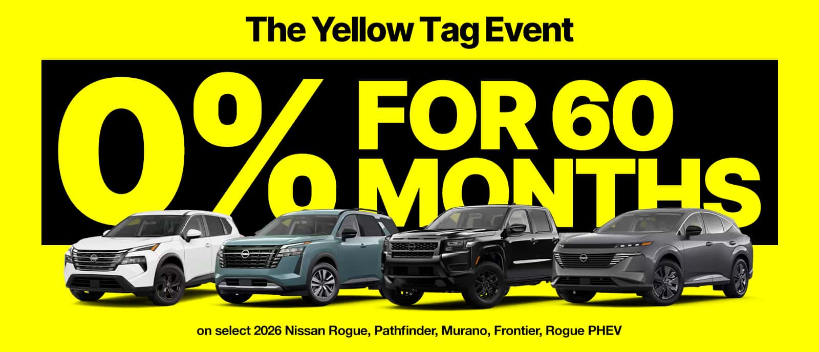 0% APR for 60 Months