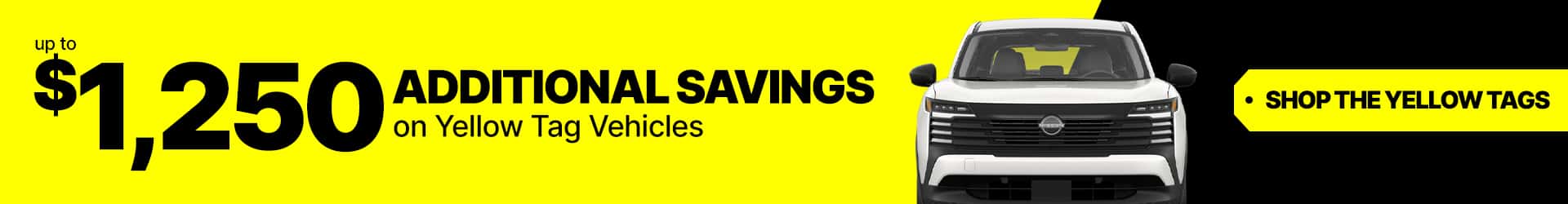 $1,250 Off Yellow Tag