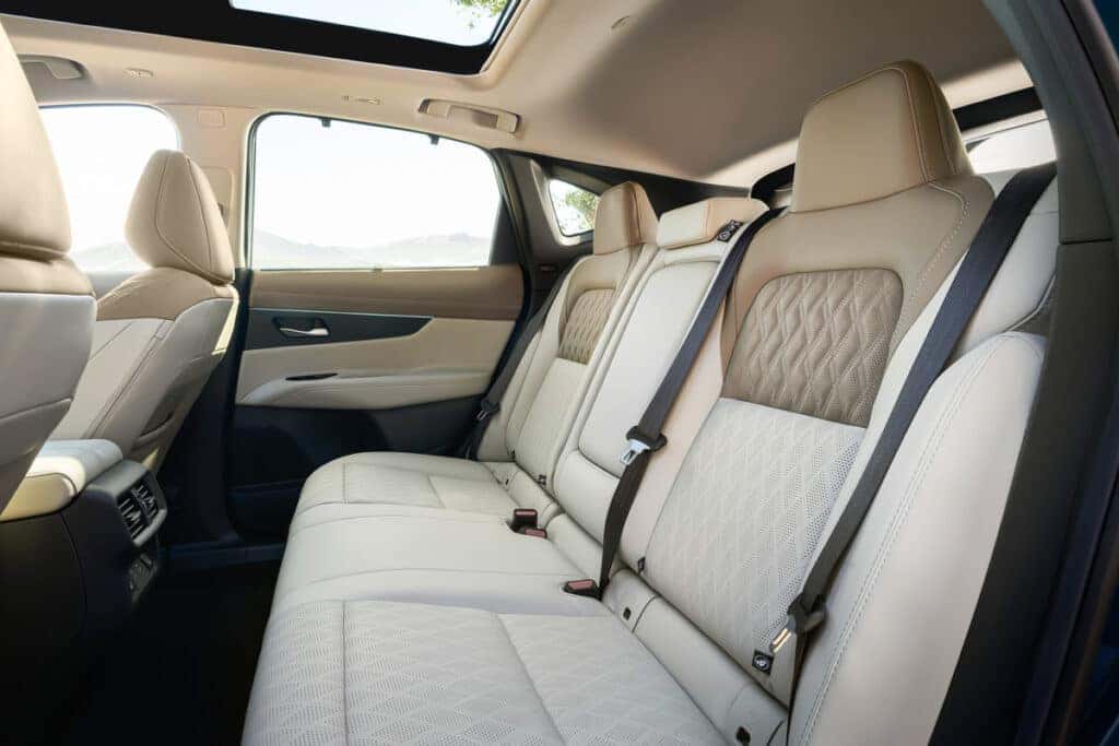 Backseat of a 2025 Nissan Murano