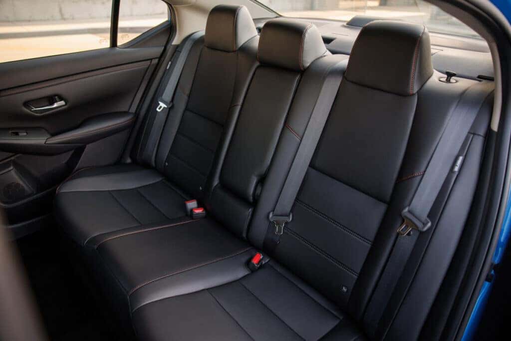 Backseat of a 2025 Nissan Sentra