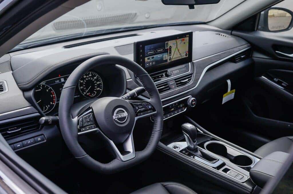 2024 Nissan Altima steering wheel and dashboard