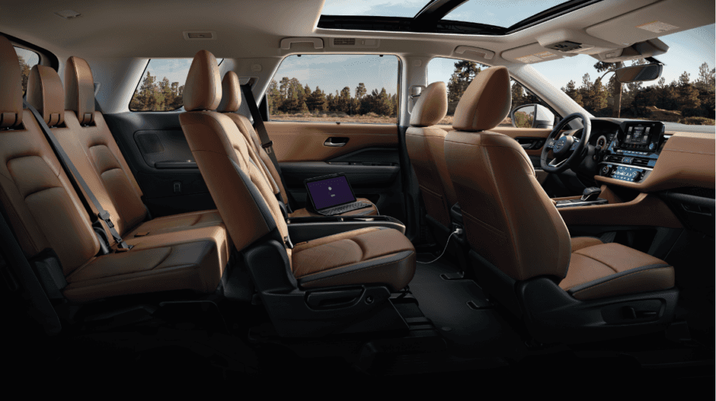 2024 Nissan Pathfinder three row seating