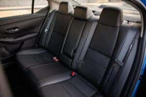 Backseat of the 2024 Nissan Sentra
