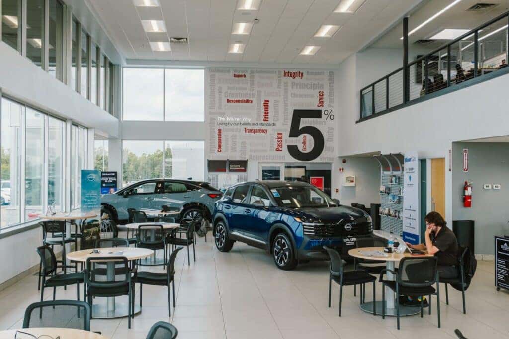 Walser Nissan Burnsville Dealership Interior