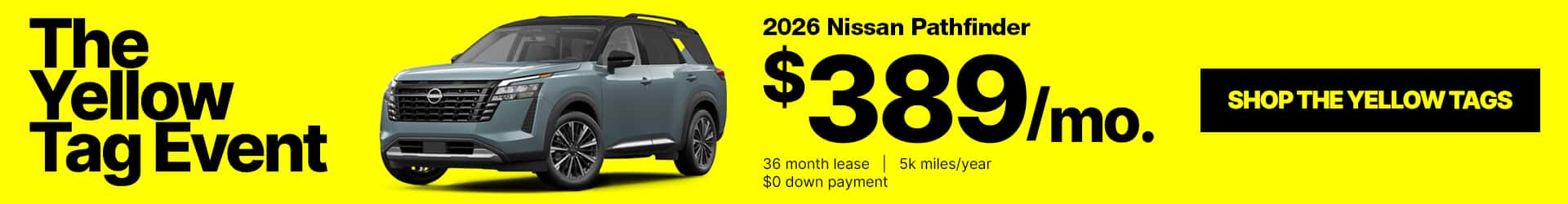 Yellow Tag October Lease