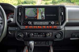 Infotainment and backup camera on 2025 Nissan Frontier