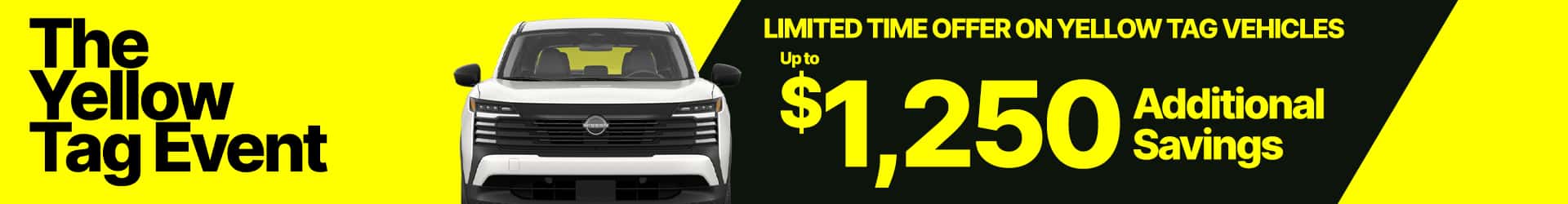 $1,250 Off Yellow Tag