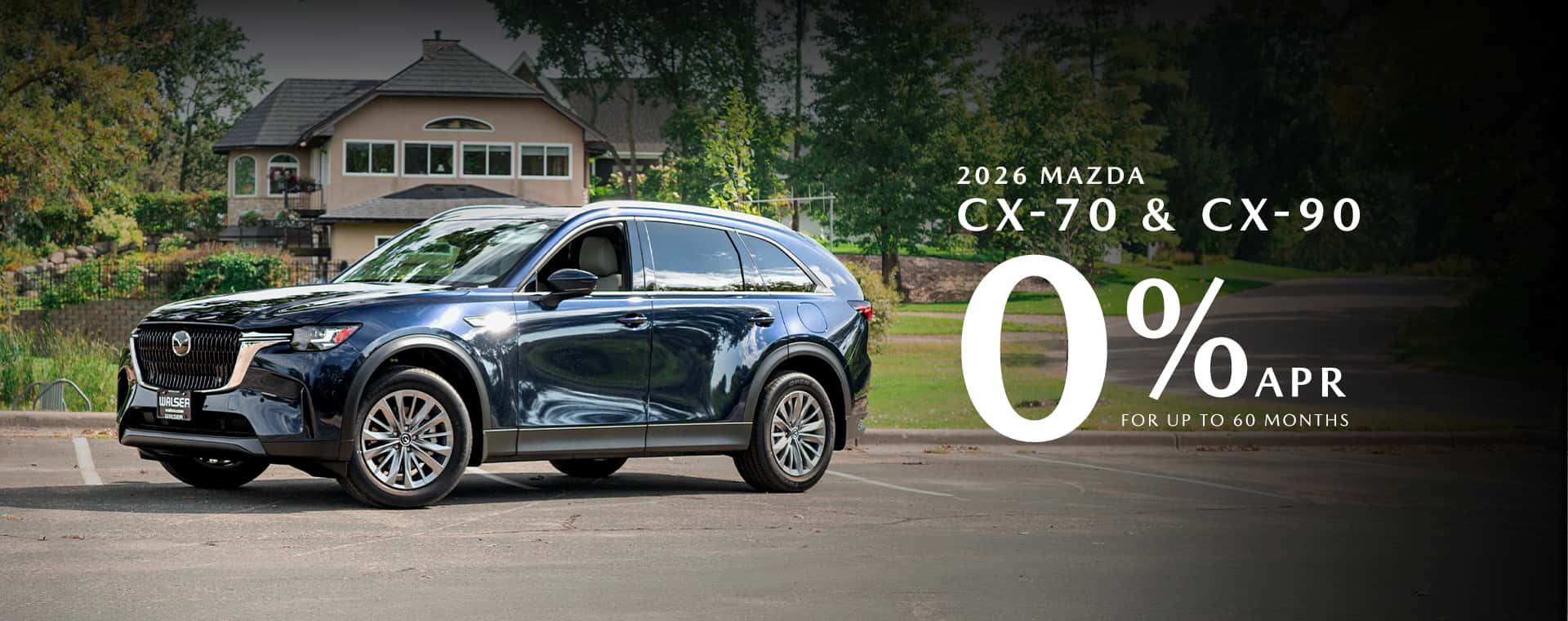 This deal only comes once a year save with 0% APR on a brand new Mazda CX-70 or CX-90