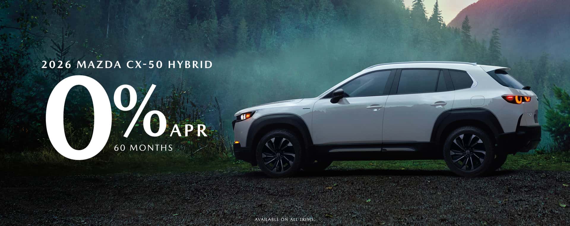 0% APR CX-50 Hybrid for 60 months