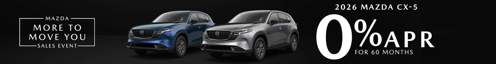 0% APR on top selling Mazda Models