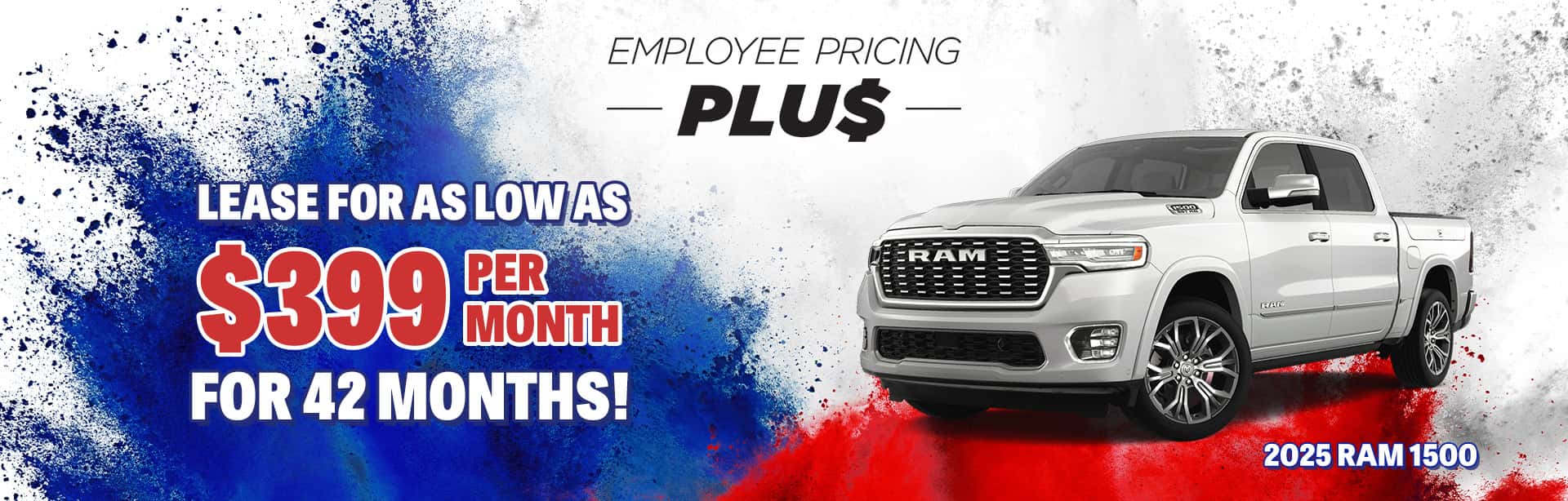 Lease Special on a new 2025 Ram 1500 near Bloomington, Indiana
