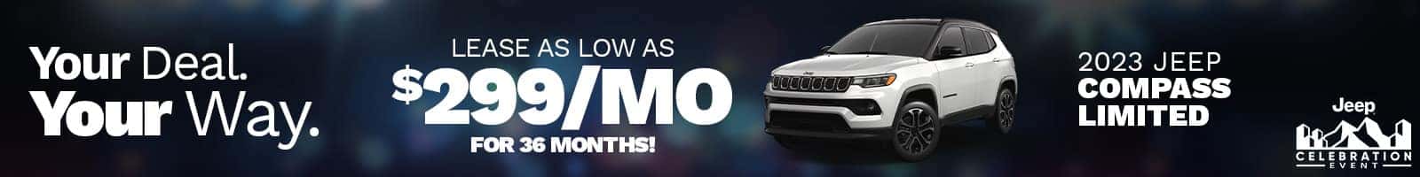 2023 Jeep Compass Lease offer near Terre Haute, IN
