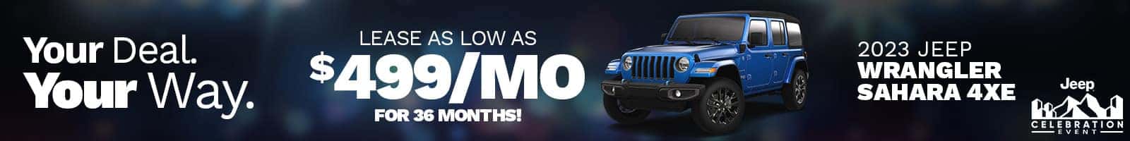 New Jeep Wrangler 4xe Lease offer near Indianapolis IN