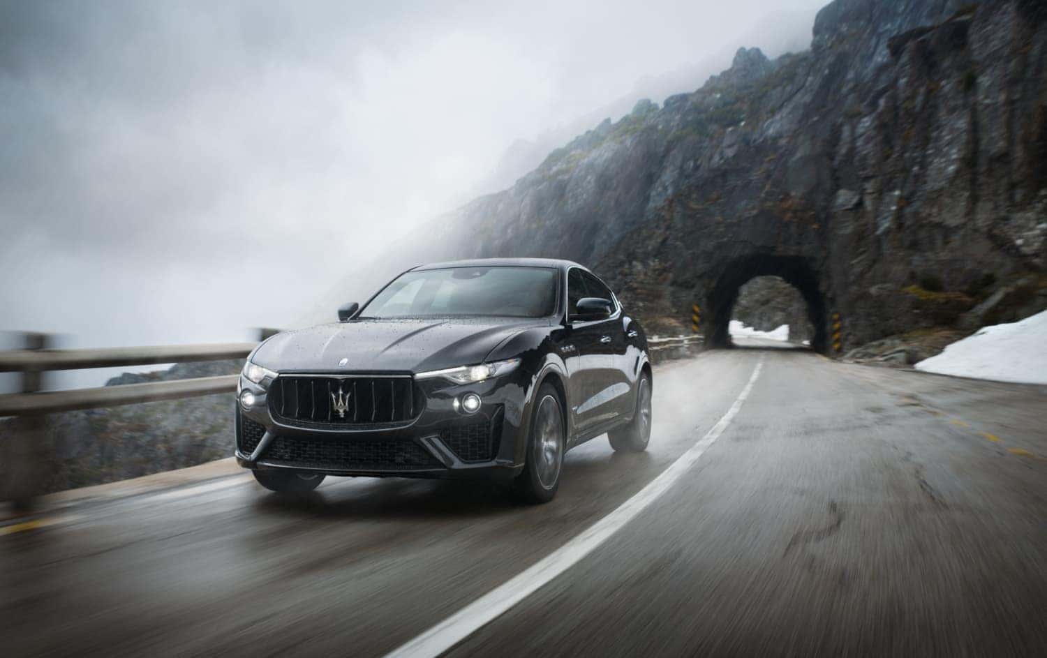 2019 Maserati Levante driving down road